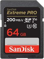 SanDisk 64GB Extreme PRO SDXC card + RescuePRO Deluxe, up to 200MB/s, UHS I, Class 10, U3, V30 SDSDXXU 064G GN4IN, Black - Image 2