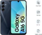 Samsung Galaxy A16 5G, Android Smartphone, Dual SIM Mobile Phone, 4GB RAM, 128GB Storage, Blue Black (UAE Version) - Image 2