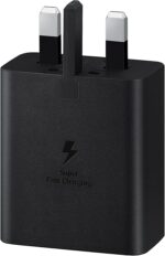 Samsung Galaxy Official 45W Travel Adapter, Super-Fast Charging (UK Plug with USB Type-C Cable), Black - Image 2